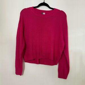 H&M Fuchsia Crew Neck Sweater